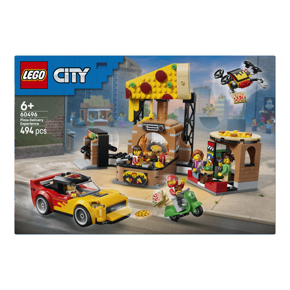 LEGO® City Pizza Delivery Experience with Vehicles - 60496 - CONSTRUCTION - LEGO/KNEX ETC - Beattys of Loughrea