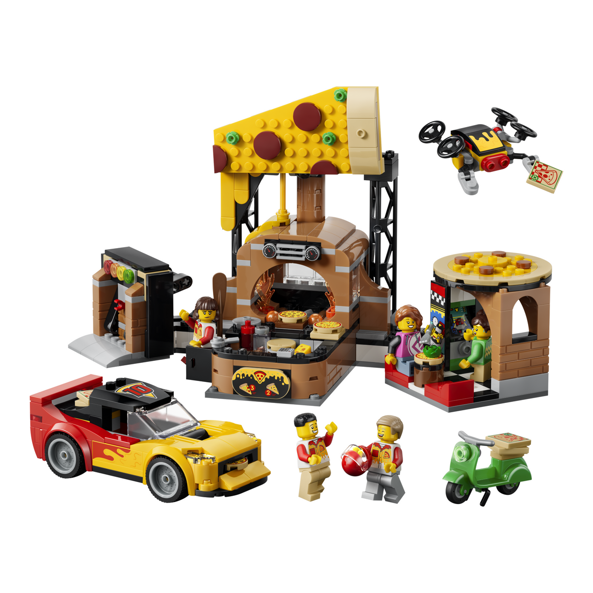 LEGO® City Pizza Delivery Experience with Vehicles - 60496 - CONSTRUCTION - LEGO/KNEX ETC - Beattys of Loughrea