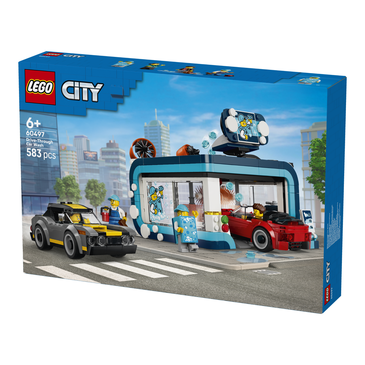 LEGO® City Drive-Through Car Wash - Building Kit 60497 - CONSTRUCTION - LEGO/KNEX ETC - Beattys of Loughrea