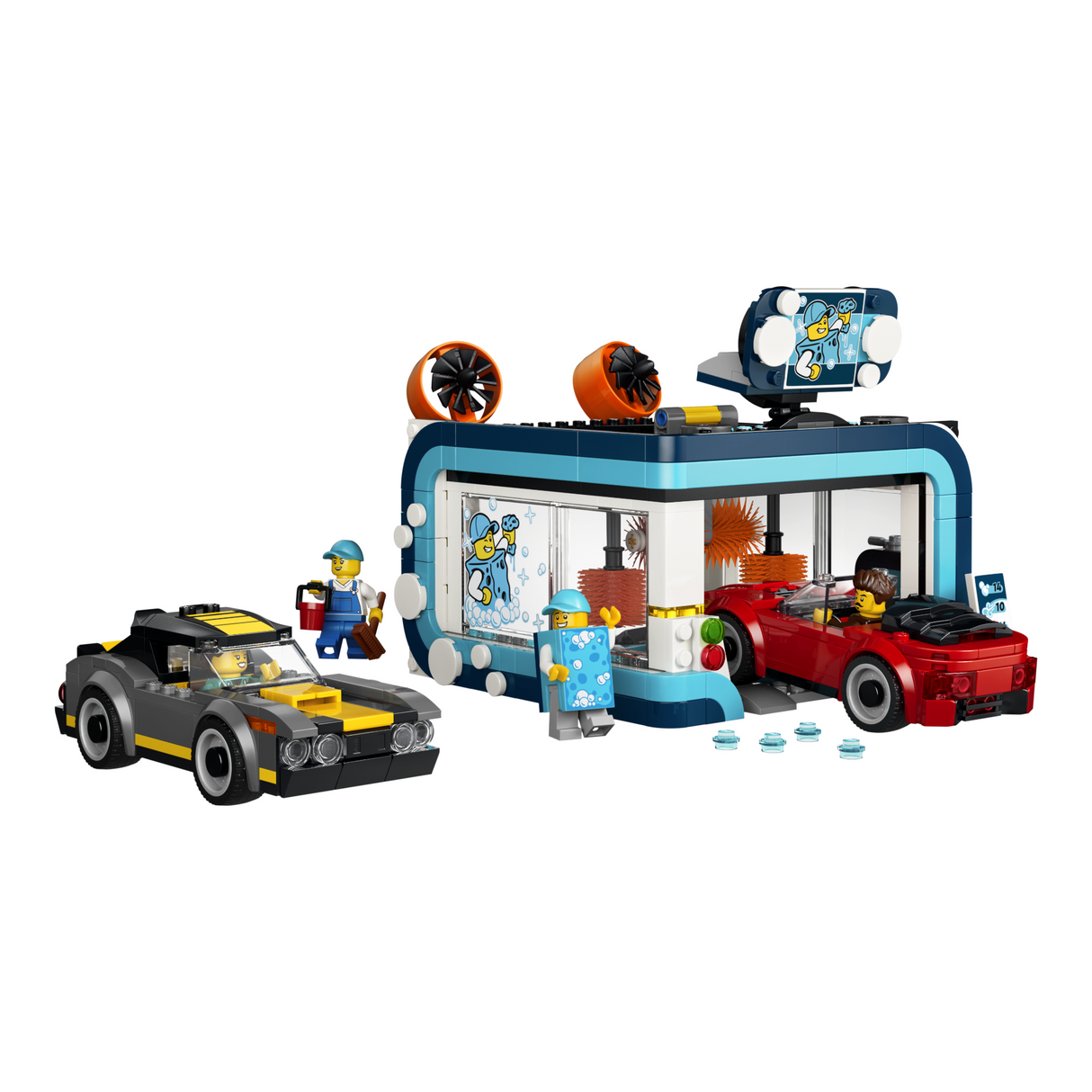 LEGO® City Drive-Through Car Wash - Building Kit 60497