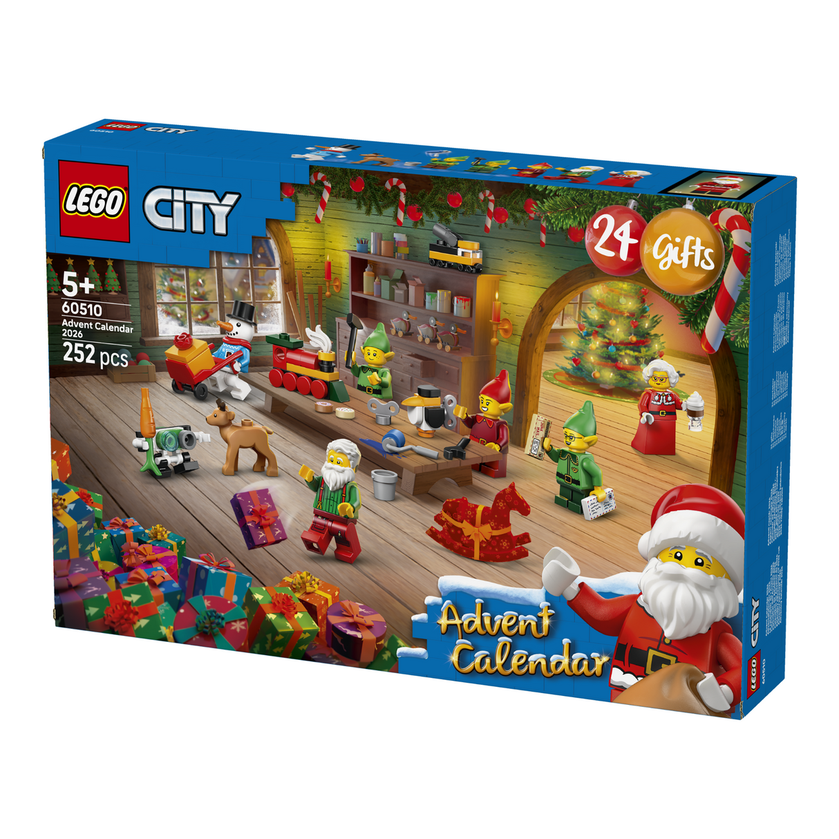 LEGO® City Advent Calendar 2026 Santa’s Workshop Toy 60510