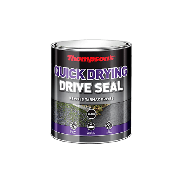 Thompson's Drive Seal Black 5 Litre - METAL PAINTS - Beattys of Loughrea