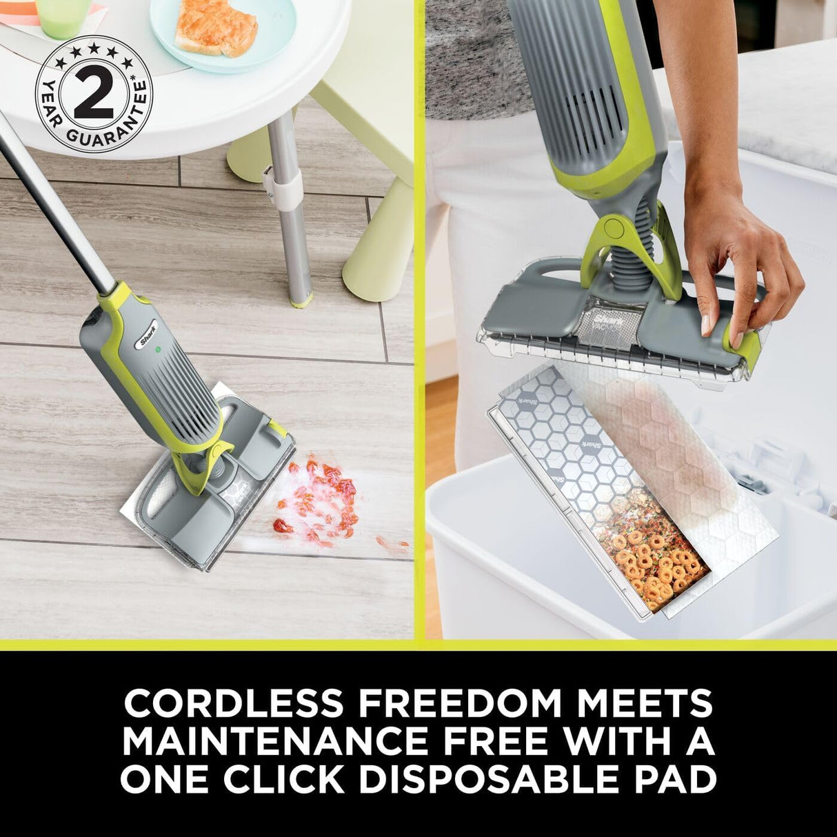 Shark VacMop 2 - in - 1 Cordless Vacuum Mop with Targeted Spray | VM200UK - VACUUM CLEANER NOT ROBOT - Beattys of Loughrea