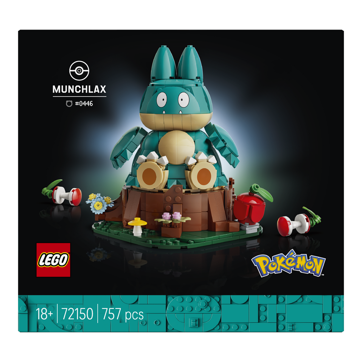 LEGO® Pokémon™ Munchlax Figure Decor Building Set 72150 - CONSTRUCTION - LEGO/KNEX ETC - Beattys of Loughrea