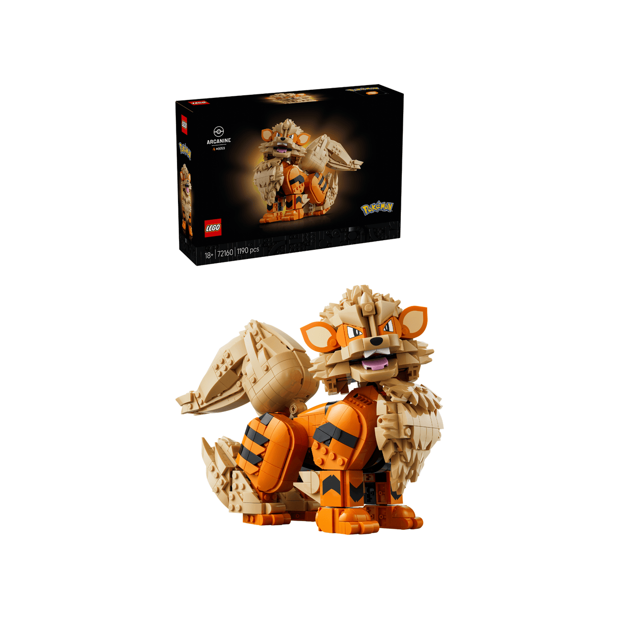LEGO® Pokémon™ Arcanine Pokémon Figure Building Set 72160 - CONSTRUCTION - LEGO/KNEX ETC - Beattys of Loughrea