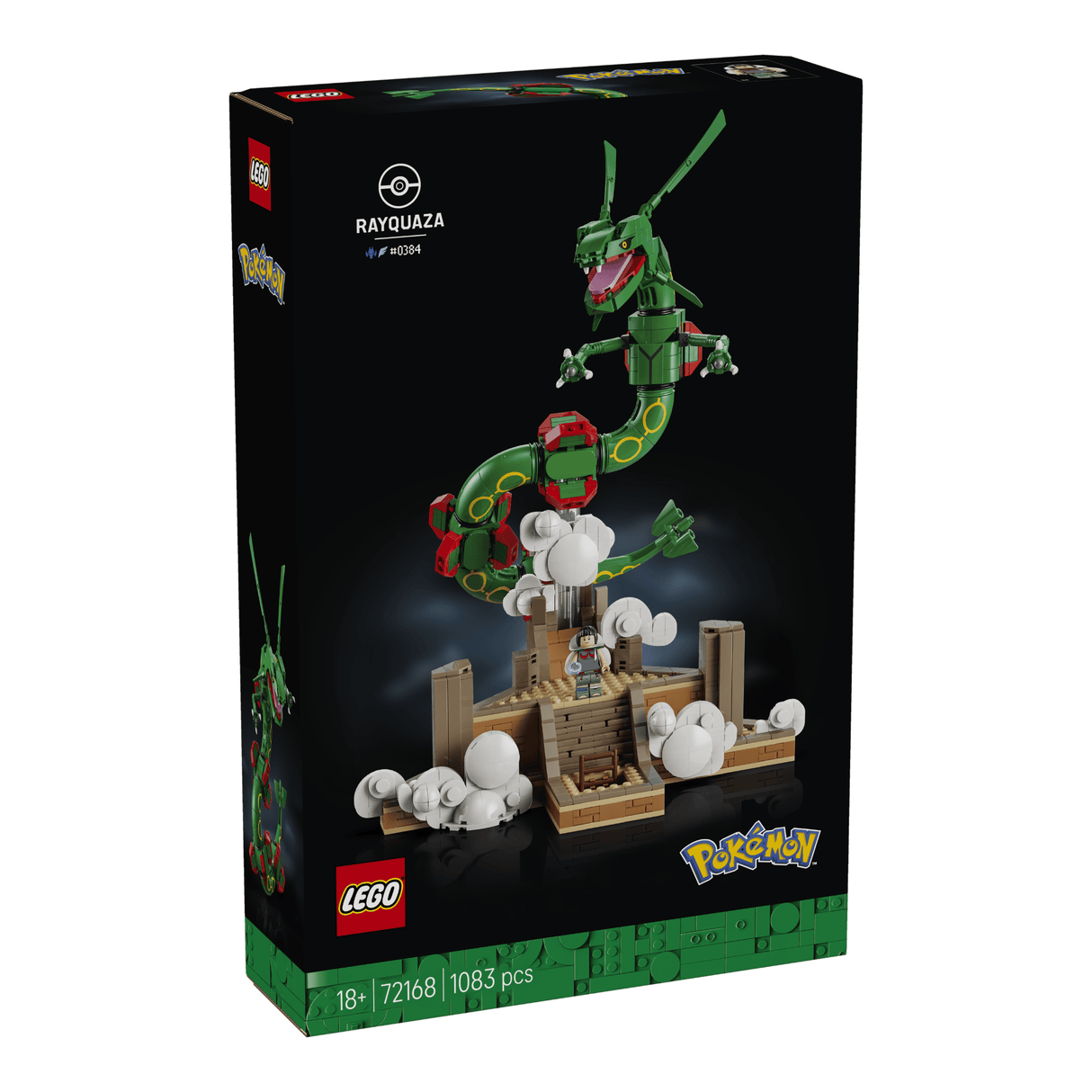 LEGO® Pokémon™ Rayquaza Decor Figure Building Set 72168 - CONSTRUCTION - LEGO/KNEX ETC - Beattys of Loughrea