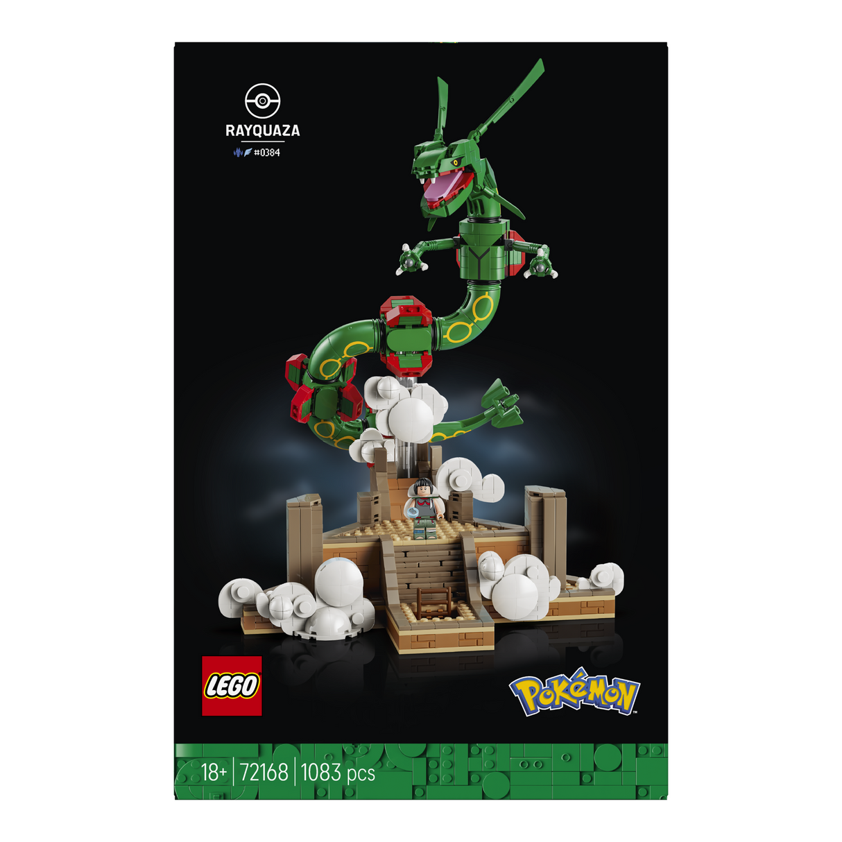 LEGO® Pokémon™ Rayquaza Decor Figure Building Set 72168 - CONSTRUCTION - LEGO/KNEX ETC - Beattys of Loughrea