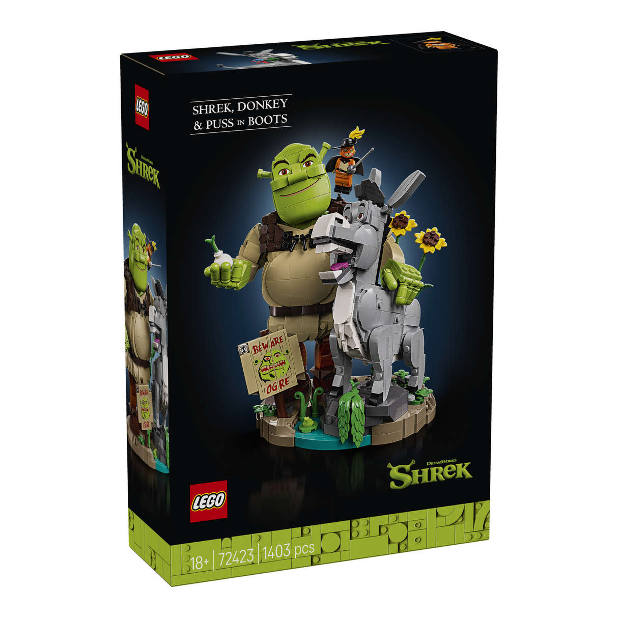 LEGO® Shrek: Shrek, Donkey & Puss in Boots Figure Kit 72423