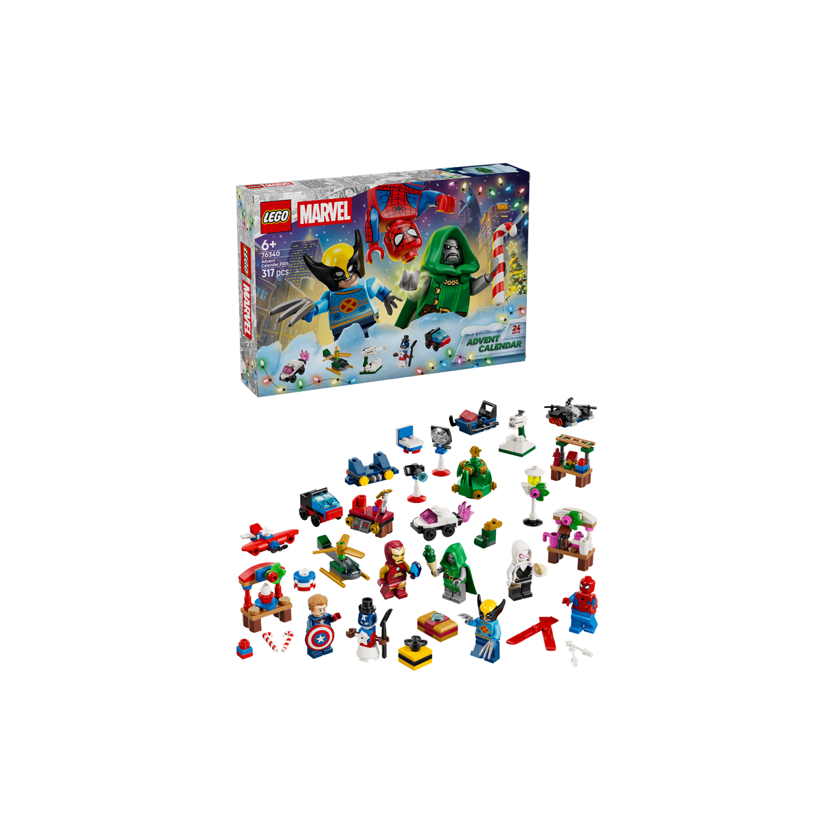 LEGO® ǀ Marvel Advent Calendar 2026 Christmas Gift 76340 - CONSTRUCTION - LEGO/KNEX ETC - Beattys of Loughrea
