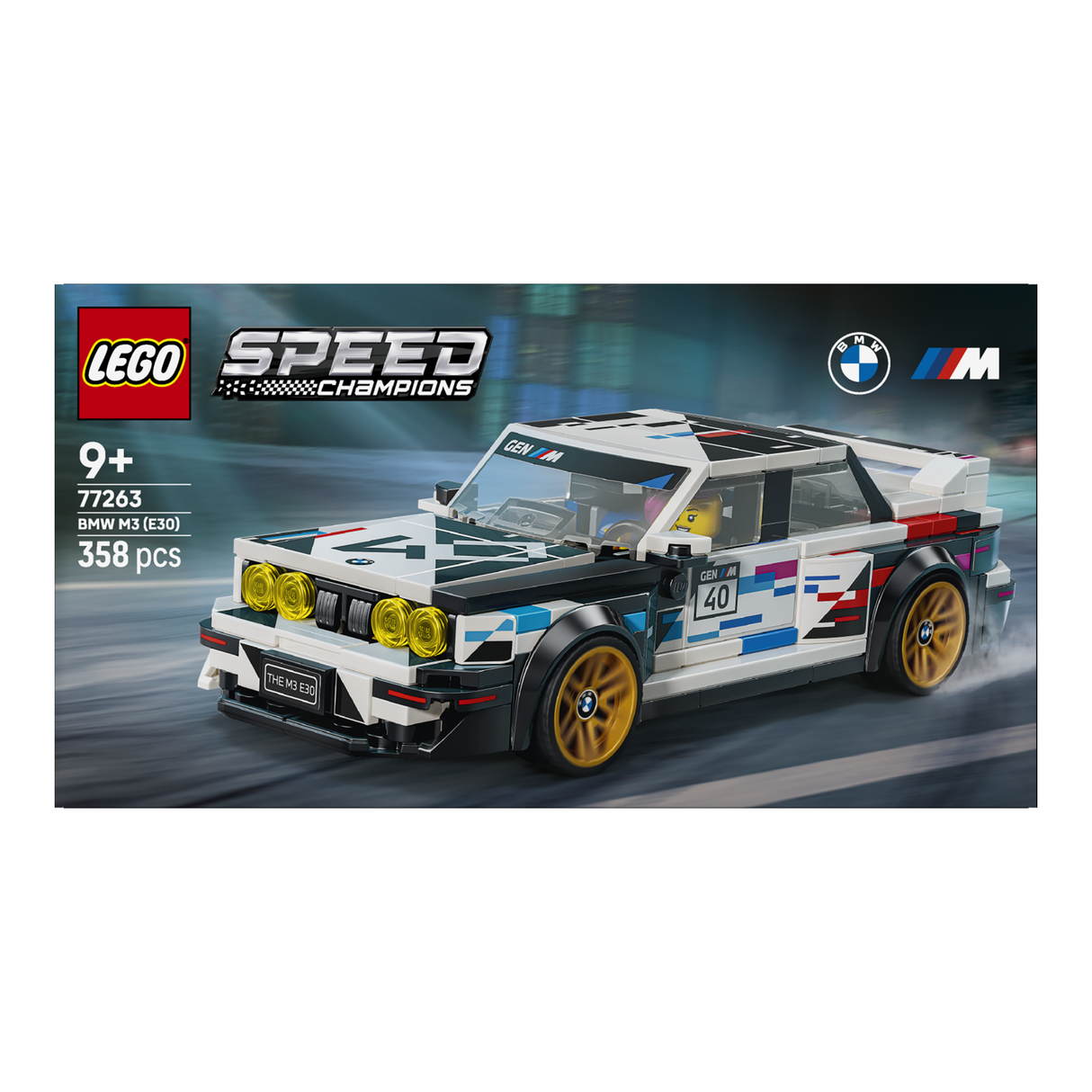 LEGO® Speed Champions BMW M3 (E30) Toy Car Kit 77263