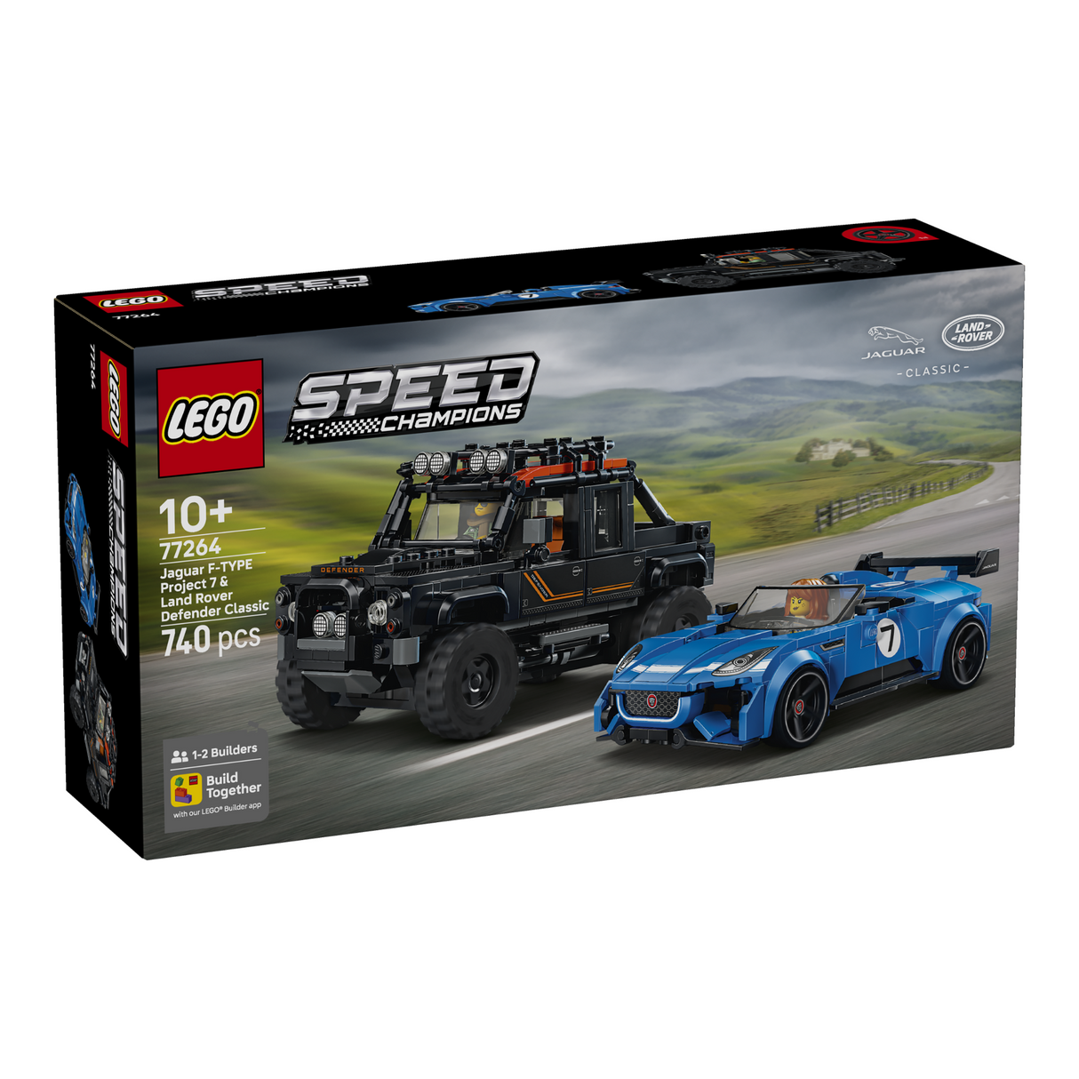 LEGO® Speed Champions Jaguar Project 7 & Land Rover Defender 77264 - CONSTRUCTION - LEGO/KNEX ETC - Beattys of Loughrea