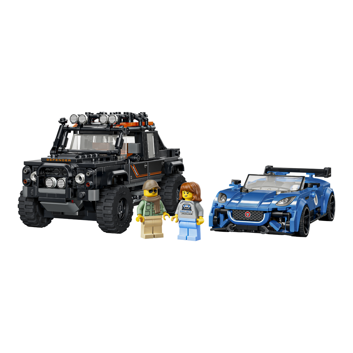LEGO® Speed Champions Jaguar Project 7 & Land Rover Defender 77264 - CONSTRUCTION - LEGO/KNEX ETC - Beattys of Loughrea