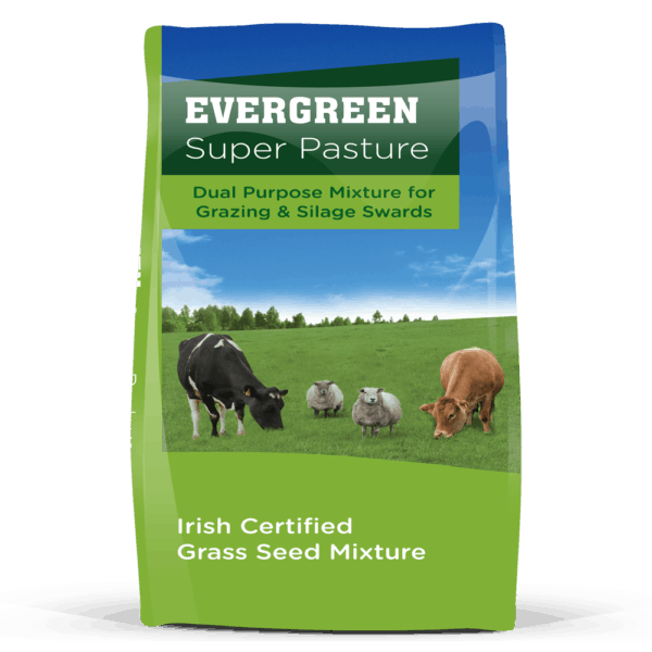 Evergreen Super Pasture - Dual Purpose Mixture - GRASS SEED - Beattys of Loughrea