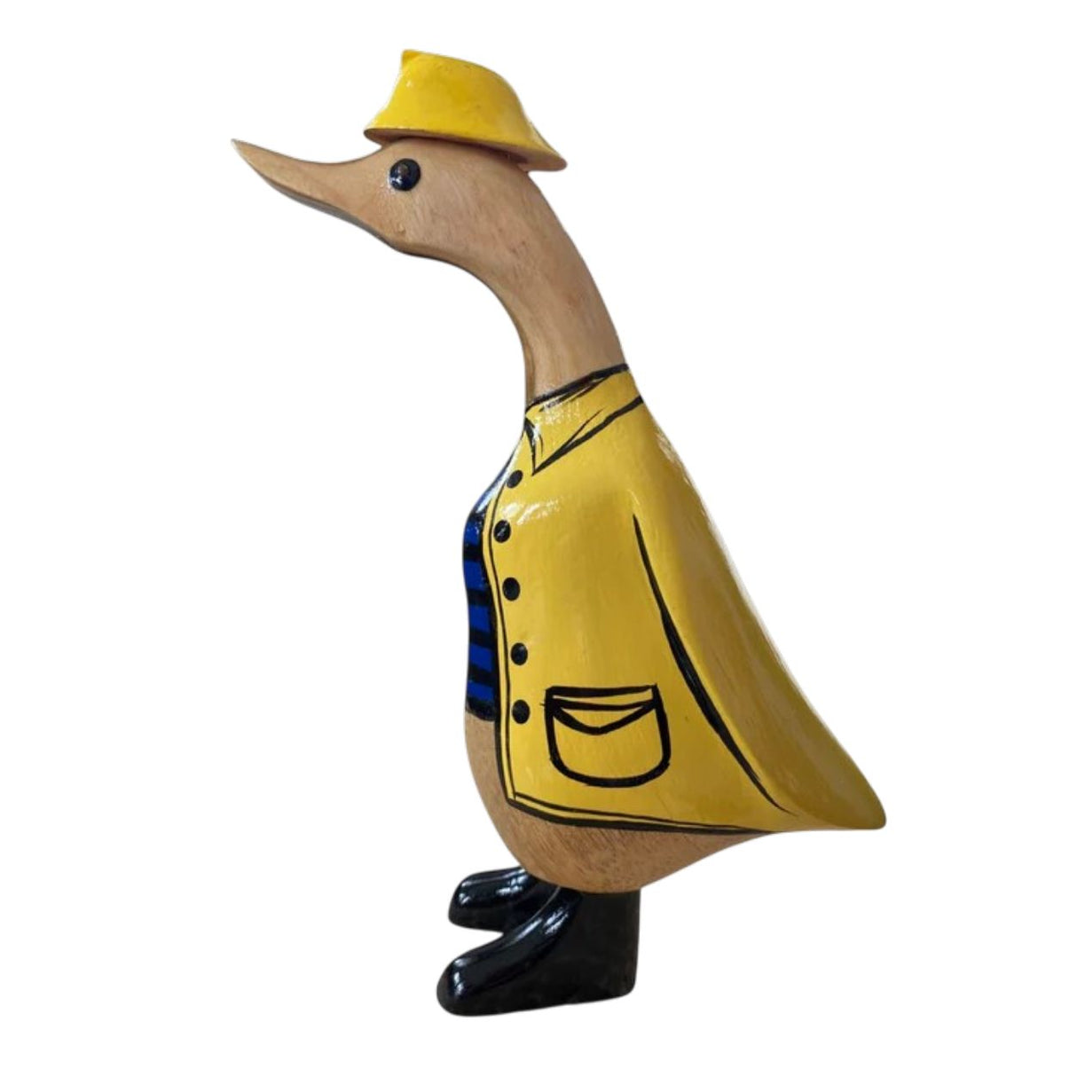 Fisherman Duckling Ornament - H22-23 - ORNAMENTS - Beattys of Loughrea