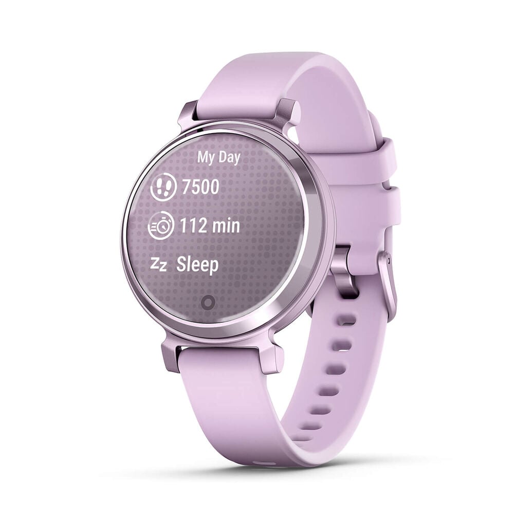 Garmin Lily 2 Metallic Lilac Bezel & Silicone Strap Watch 010-02839-01