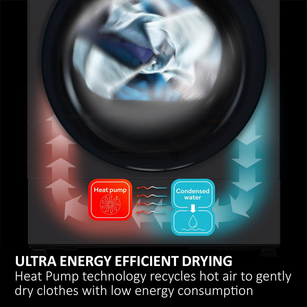Haier I - Pro Series 7 Plus 9kg Heat Pump Tumble Dryer | HD90 - A3Q979RU1UK - TUMBLE DRYERS - Beattys of Loughrea