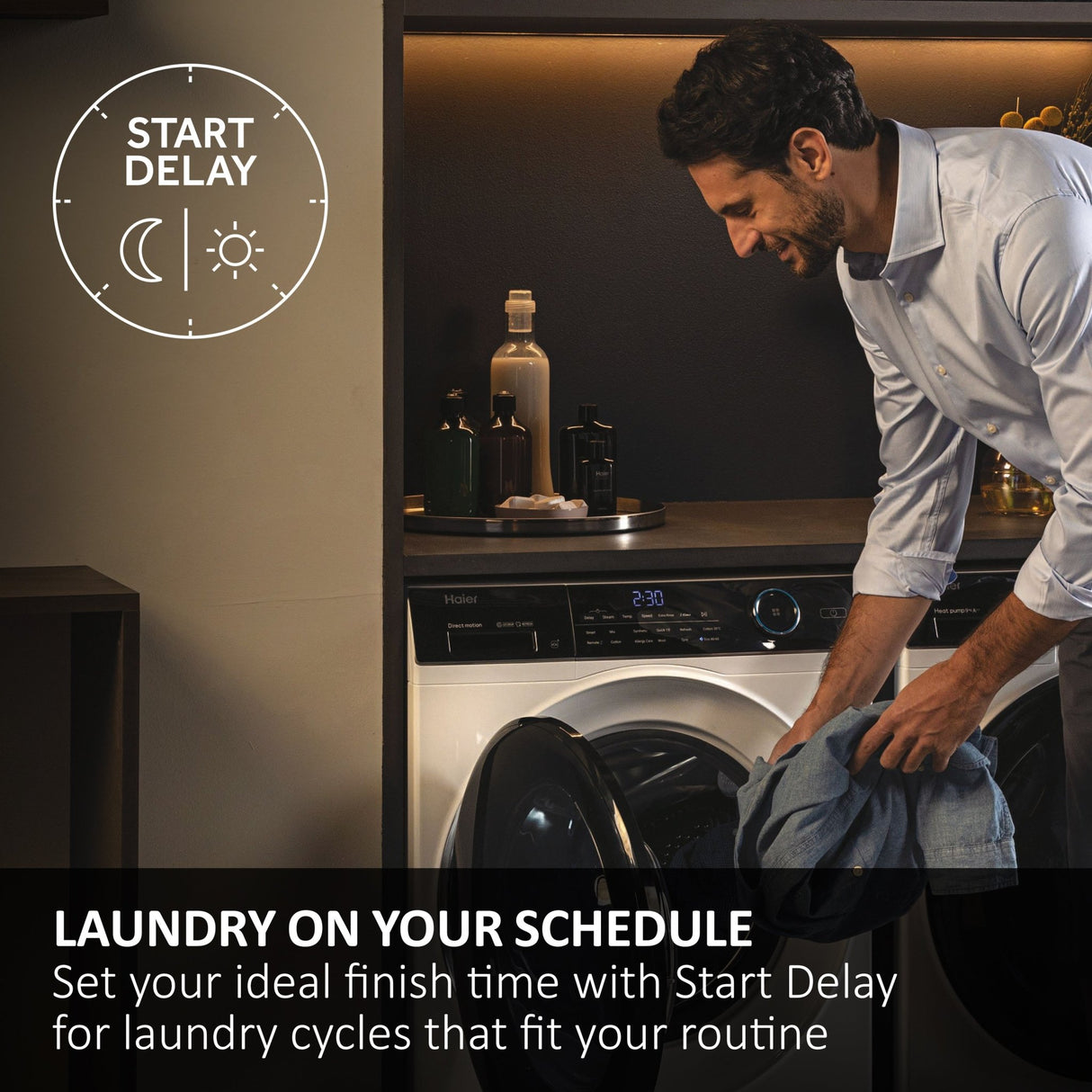 Haier I - Pro Series 7 Plus 9kg Heat Pump Tumble Dryer | HD90 - A3Q979RU1UK - TUMBLE DRYERS - Beattys of Loughrea