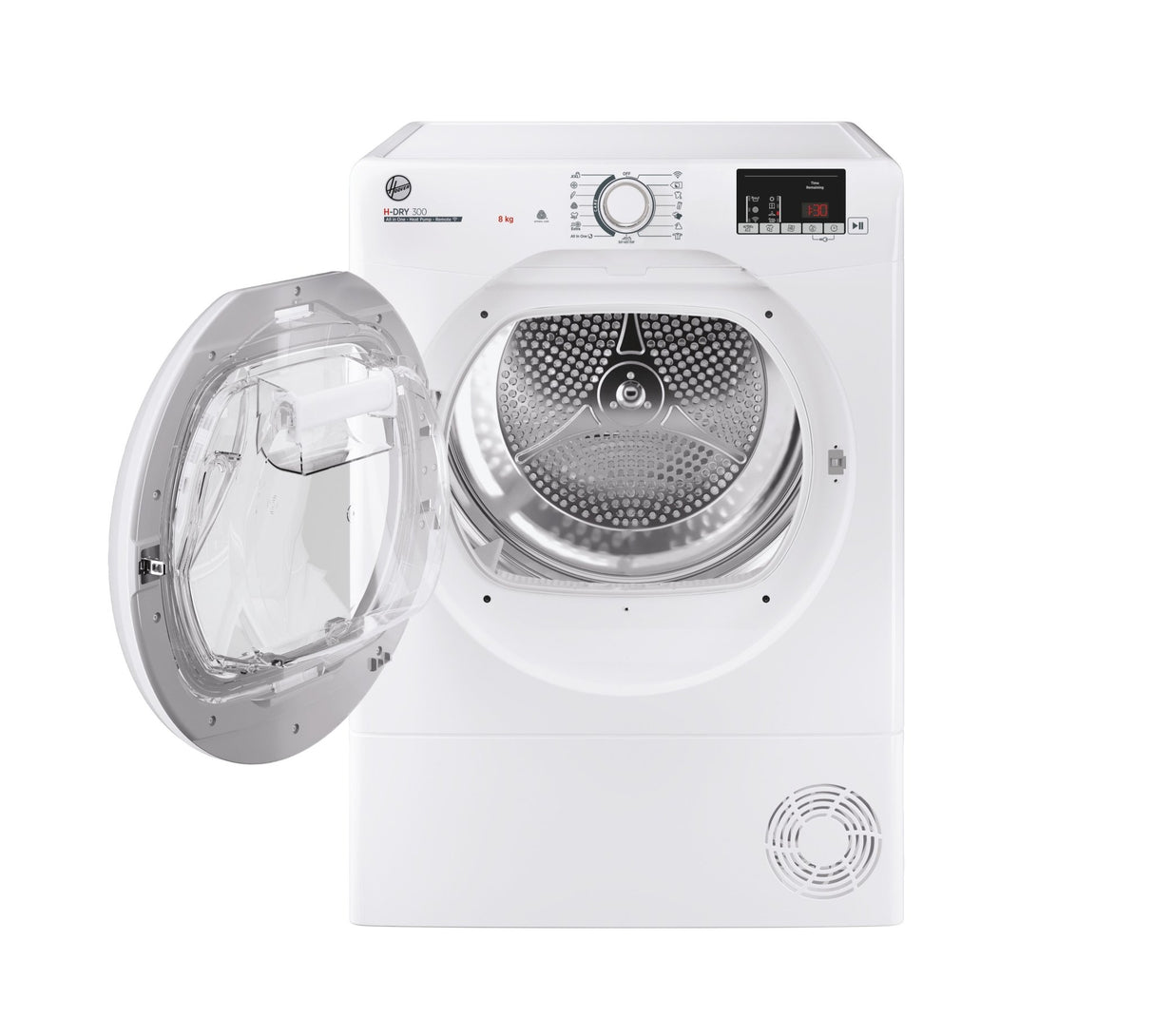 Hoover HLE H8A2DE 80 8KG Heat Pump Tumble Dryer - White | HLEH8A2DE - 80 - TUMBLE DRYERS - Beattys of Loughrea