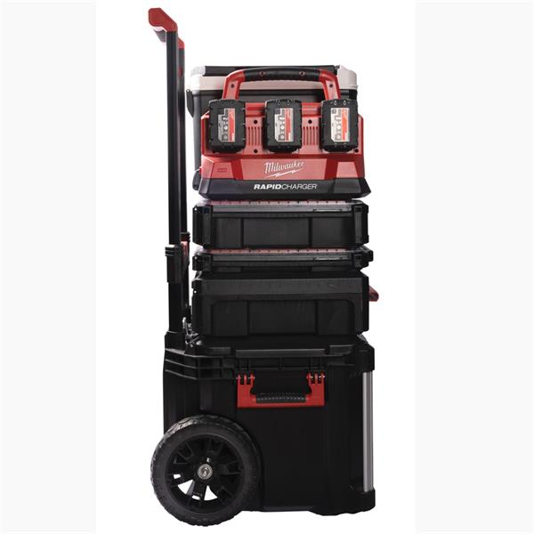 MilwaukeeM18PC6 - M18 PACKOUT Six Bay Rapid Charger - 4932480163 - BATTERY CHARGERS - Beattys of Loughrea