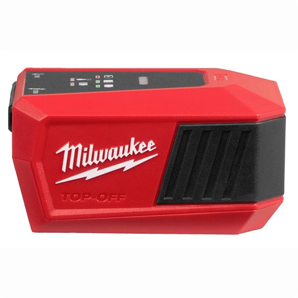 Milwaukee M18 TOP - OFF Mini Charger M18TC 4932499166 - LASER LEVELS - Beattys of Loughrea