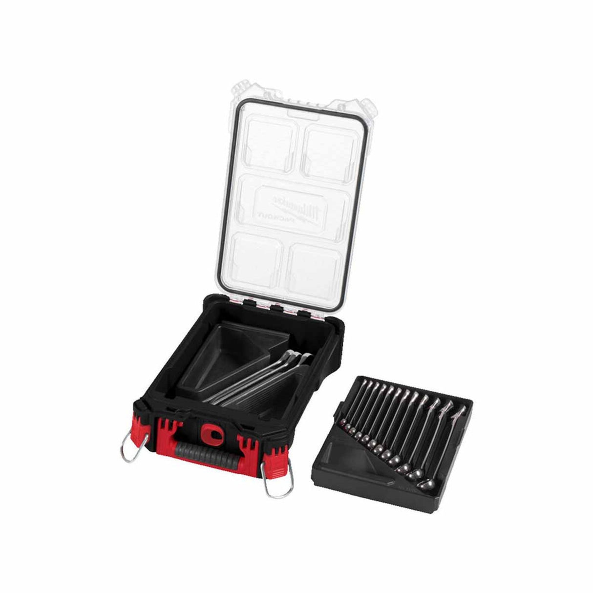 Milwaukee 4932498141 Max Bite Combination Spanner Set with Packout Slim Organiser (15 Pieces) - WRENCHES/SPANNERS - Beattys of Loughrea
