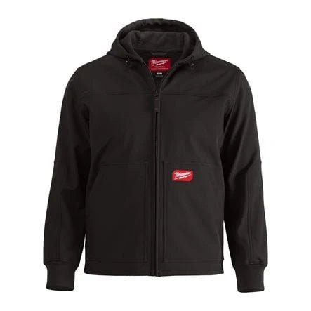 Milwaukee FreeFlex Softshell Hooded Jacket Black XL 4932498274 - JACKET/ BODYWARMER - Beattys of Loughrea