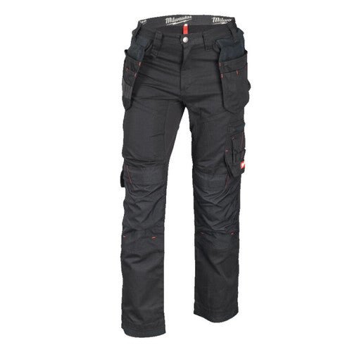 Milwaukee FreeFlex Work Trousers Black W38 L32 4932498195 - WORK/ SKI TROUSERS - Beattys of Loughrea