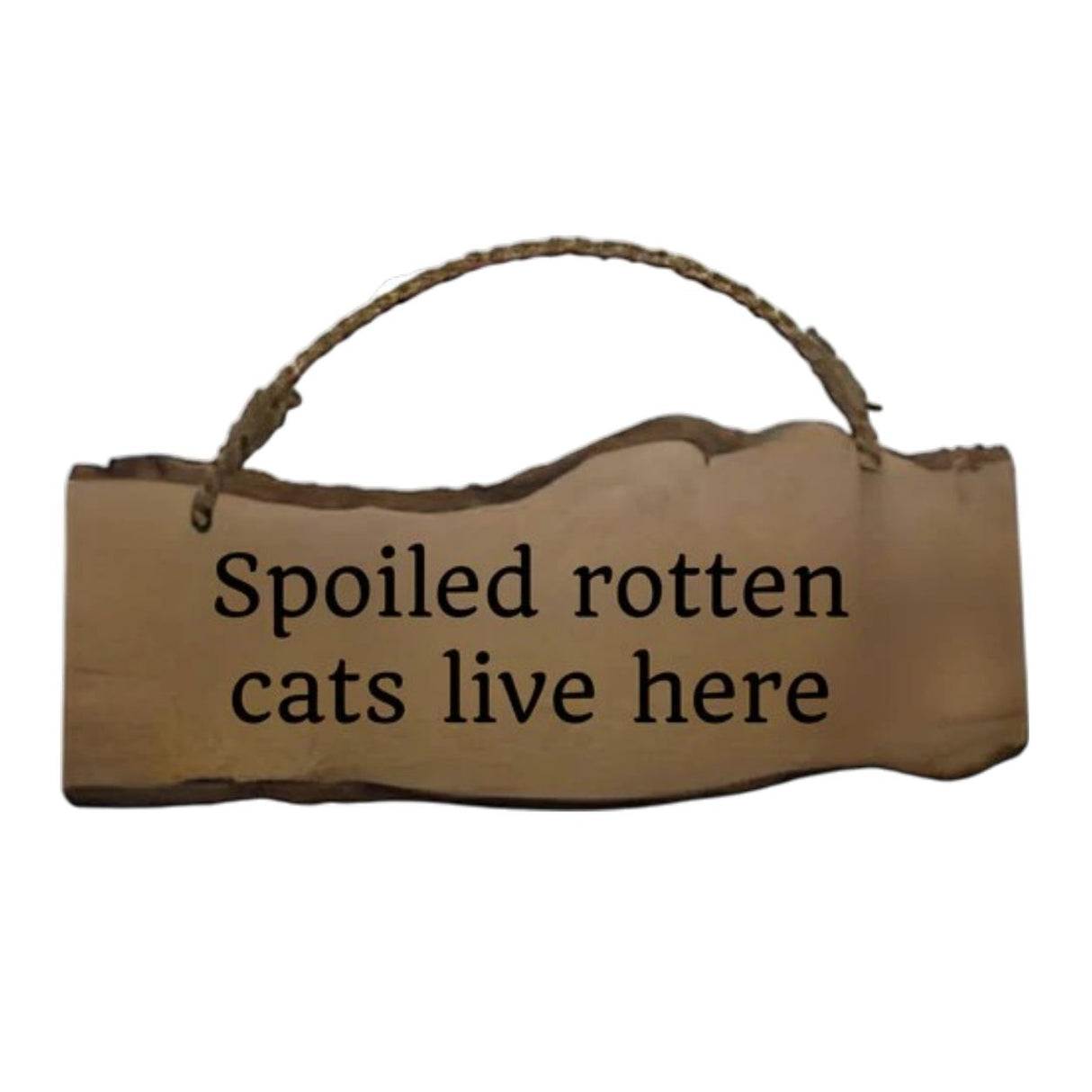 Spoiled Rotten Cats Live Here Sign - BD-HGRD128CT
