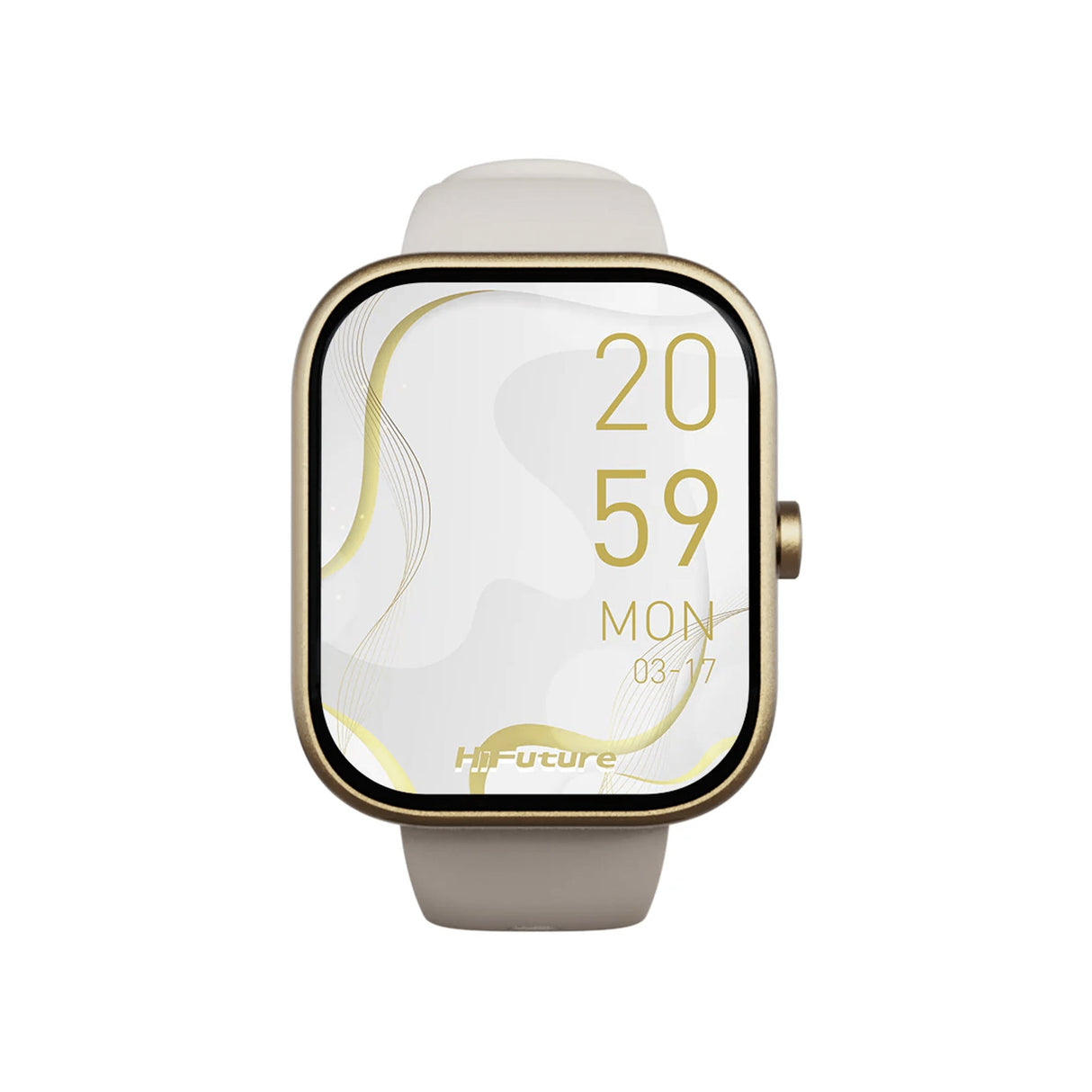 HiFuture Lume Smart Watch 1.85" Display | Gold - SMARTWATCH, FITBIT - Beattys of Loughrea