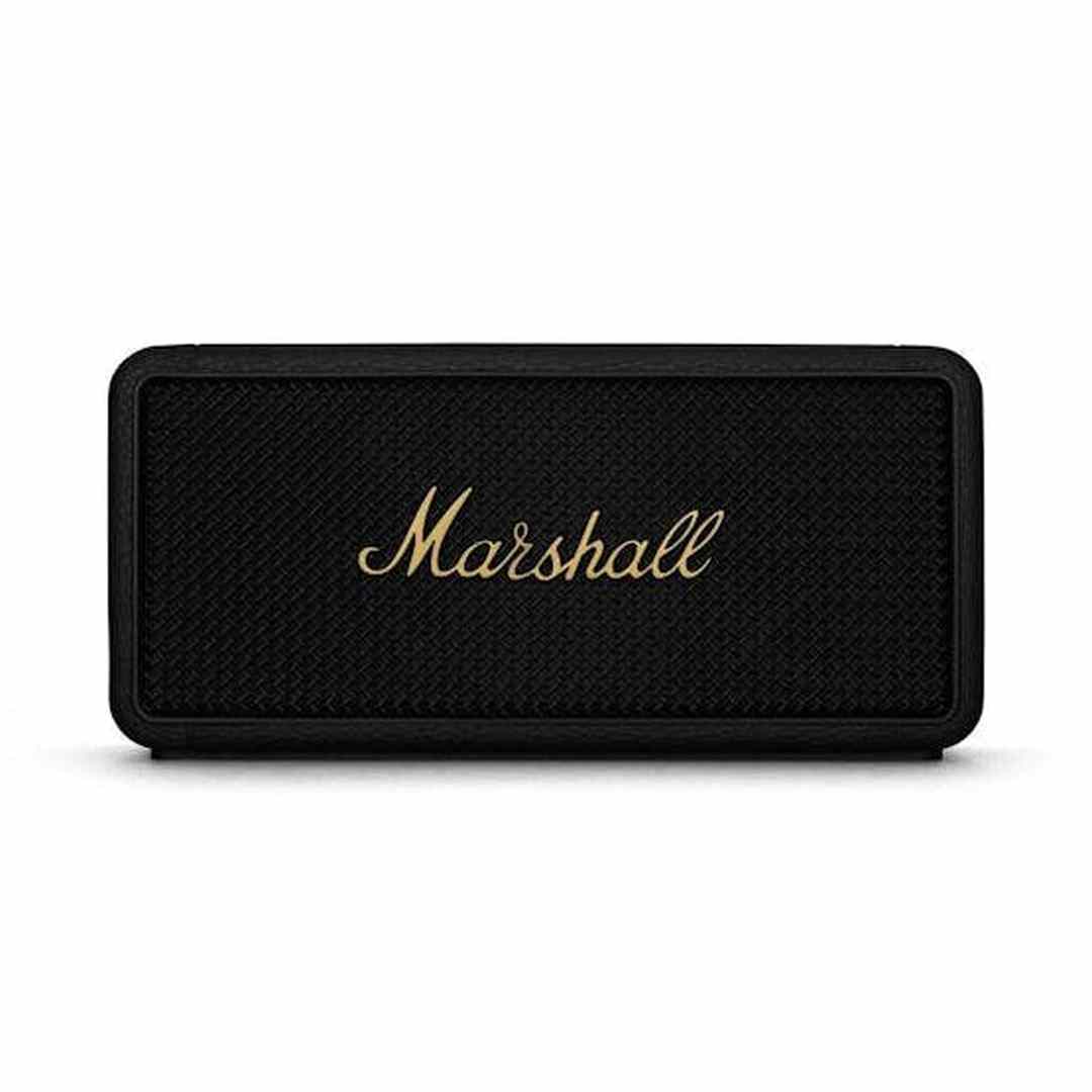 Marshall Middleton Black Brass Bluetooth Speaker | 1006034 - SPEAKERS HIFI MP3 PC - Beattys of Loughrea