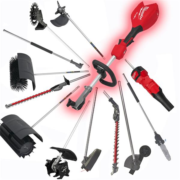 Milwaukee 4933492664 M18 FOPH2 - 802 FUEL™ outdoor power head base Gen2 18 V 2x8.0 Ah - Garden Multitools - Beattys of Loughrea