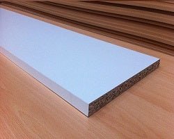 Chipboard White Veneered Panel 2400X300Mm - SHELVING - Beattys of Loughrea