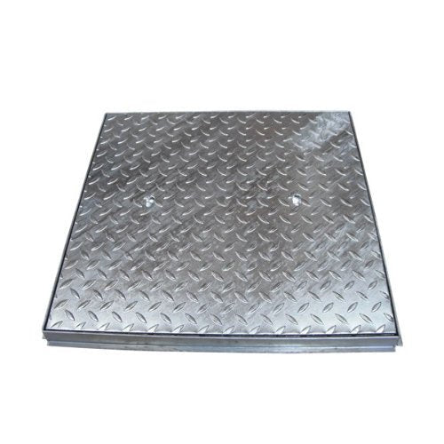 12X12In Manhole Cover Galv Pedestrian 300X300Mm & Fram - MANHOLE COVERS GALV - Beattys of Loughrea