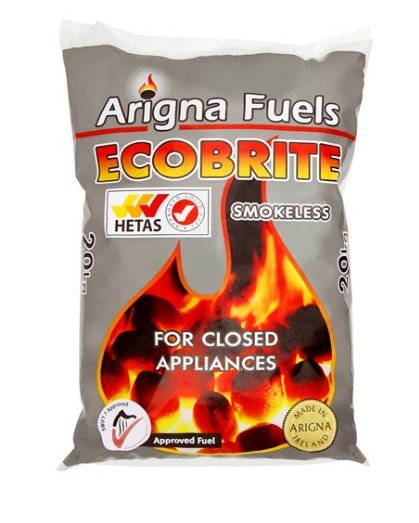 Ecobrite Smokeless Coal 20kg- Arigna Fuel - COAL - Beattys of Loughrea