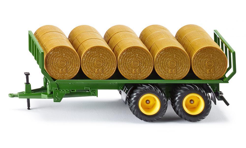 SIKU 1:32 SIKU TRAILER W/ROUND BALES 2891 - FARMS/TRACTORS/BUILDING - Beattys of Loughrea