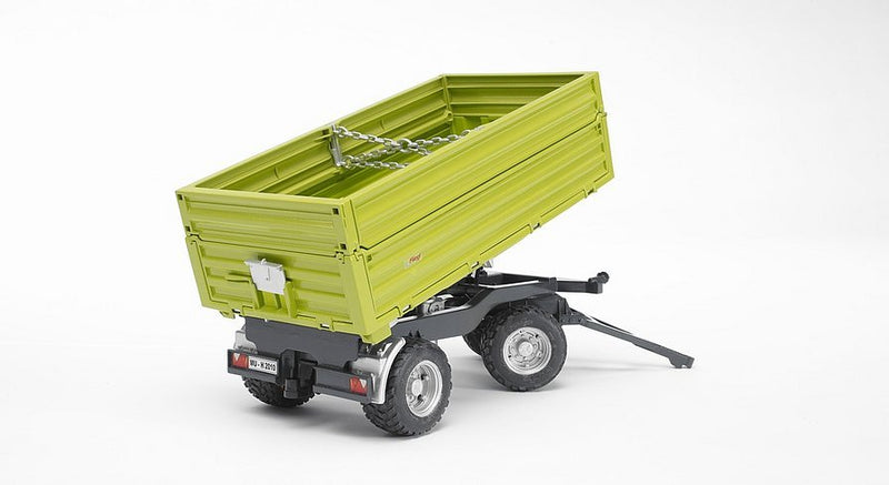 Bruder Fliegl 3 Way Tipping Trailer W/Removable Top - FARMS/TRACTORS/BUILDING - Beattys of Loughrea