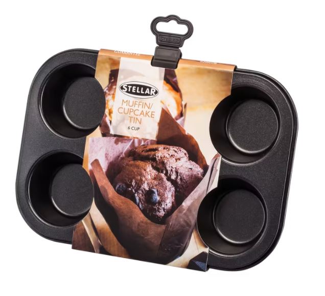 Stellar Bakeware Muffin Tin - 6 Cup - BAKEWARE - Beattys of Loughrea