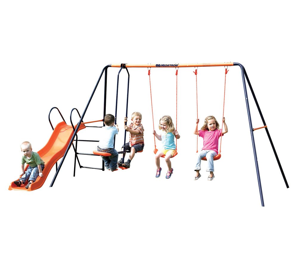 Hedstrom Europa Swing Set - SWINGS/SLIDE OUTDOOR GAMES - Beattys of Loughrea