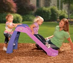 Little Tikes First Slide Pink Purple - SWINGS/SLIDE OUTDOOR GAMES - Beattys of Loughrea