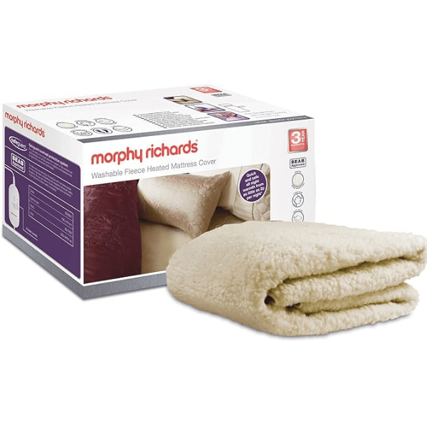 Morphy Richards 620011 Fleece Mattress Cover With Four Heat Setting - Single - ELEC BLANKET UNDER - Beattys of Loughrea