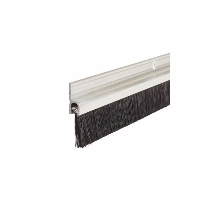 Exitex White Brush Door Strip PVC 914mm - DRAUGHT EXCLUDERS - Beattys of Loughrea