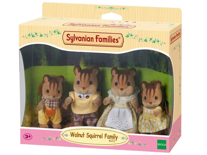 Sylvanian Families Walnut Squirrel Family - SYLVANIAN / BEANIE BABIES - Beattys of Loughrea