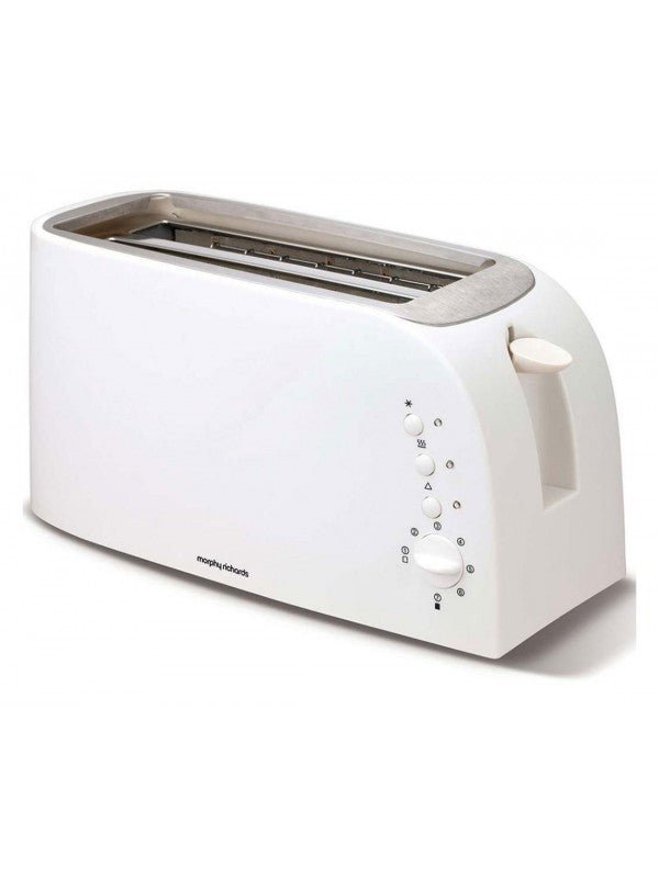 Morphy Richards- 980507 I Essentials 4 Slice Toaster - White - TOASTERS - Beattys of Loughrea