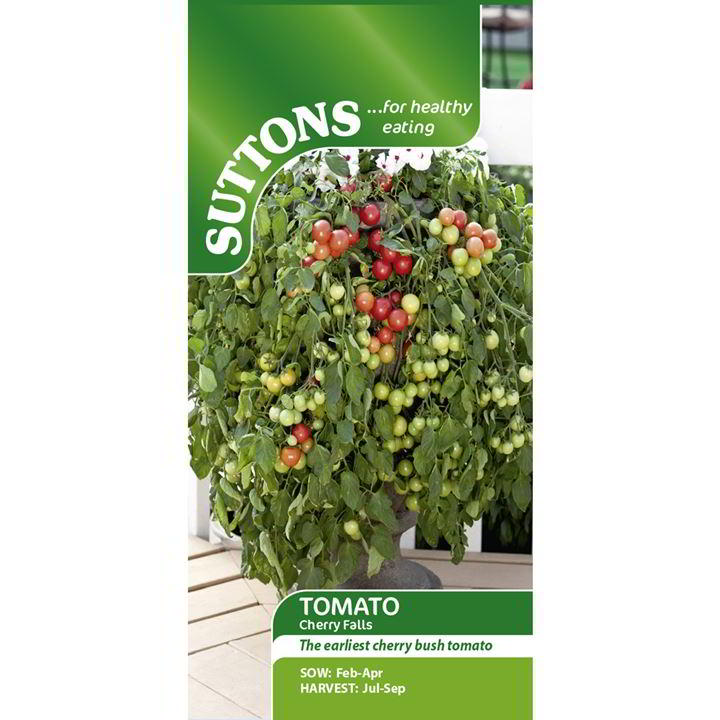 Suttons Tomato Cherry Falls 180558 - SEED VEG & FLOWER - Beattys of Loughrea