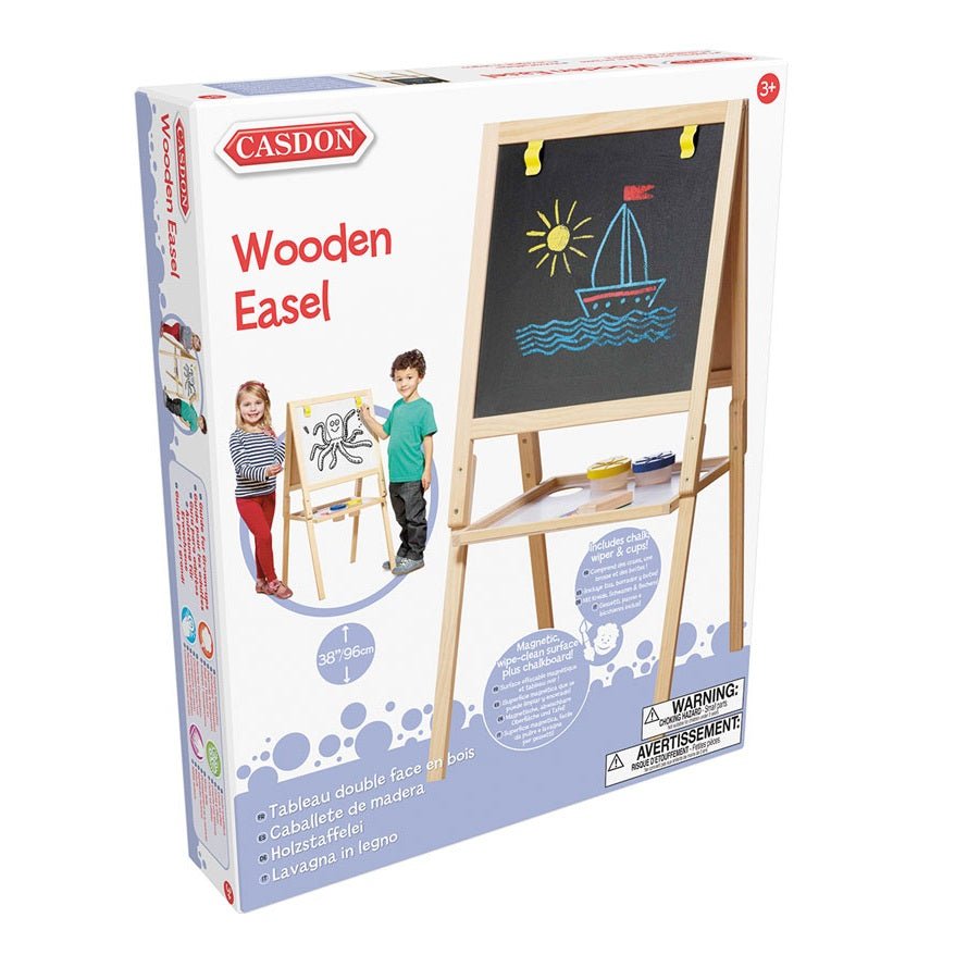Casdon Wooden Double-Sided Easel - ROLE PLAY - Beattys of Loughrea