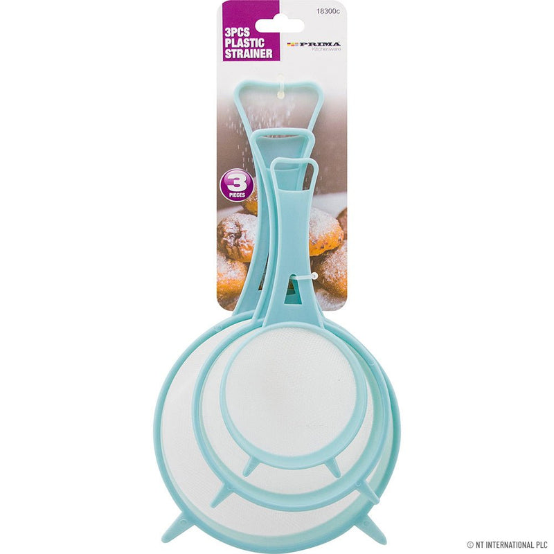 3pc Plastic Strainer (Colour may vary) - KITCHEN HAND TOOLS - Beattys of Loughrea