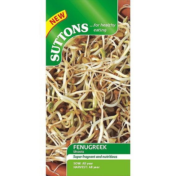 Suttons Fenugreek Shoots G183070 - SEED VEG & FLOWER - Beattys of Loughrea