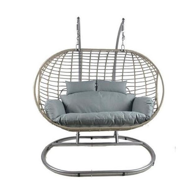 Sorrento Double Hanging Egg Chair - EGG/ HANGING CHAIRS - Beattys of Loughrea