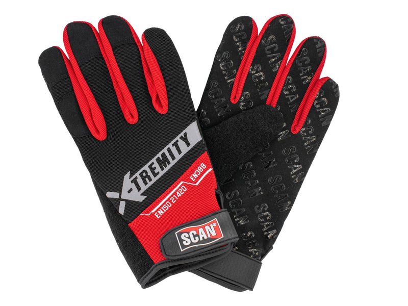 Scan Safety Touchscreen Grip Work Glove Large - GLOVES - Beattys of Loughrea