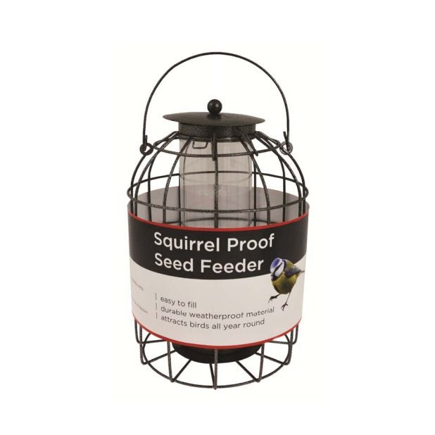 Redwood Squirrel Proof Seed Feeder - BIRD HOUSE/ FEEDERS - Beattys of Loughrea